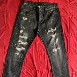 Slim Fit black denim Jeans